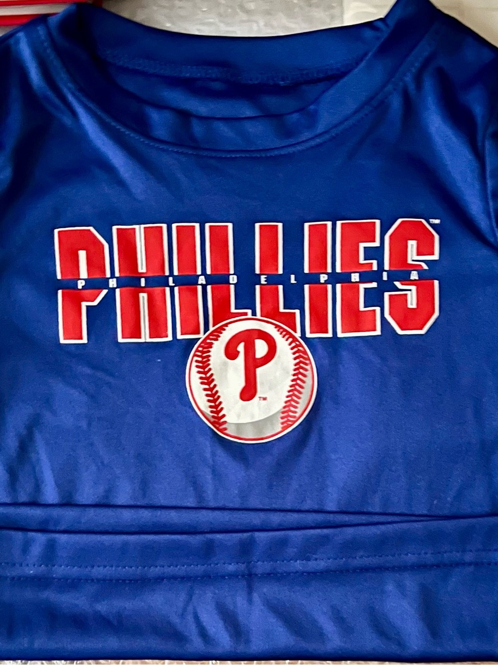 MLB Phillies Baby Tee 2-3 years old (Size 2T)